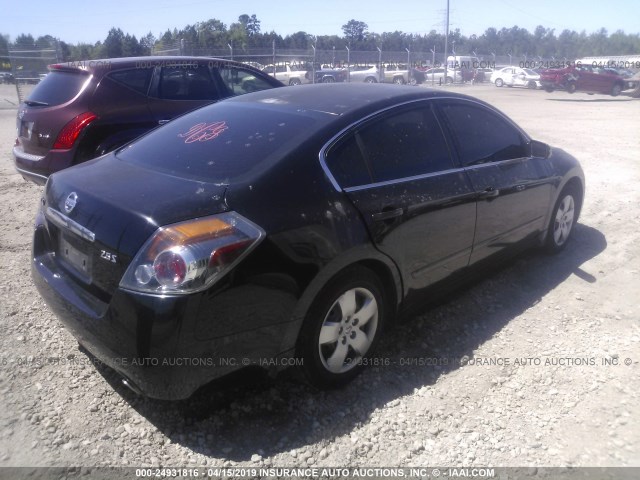 1N4AL21E28N501008 - 2008 NISSAN ALTIMA 2.5/2.5S BLACK photo 4