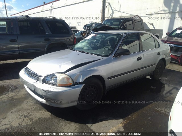 JHMEJ6670WS012218 - 1998 HONDA CIVIC LX SILVER photo 2