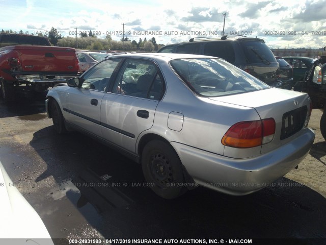 JHMEJ6670WS012218 - 1998 HONDA CIVIC LX SILVER photo 3