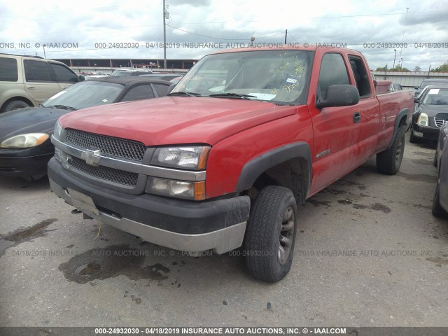 1GCHC29U53E187237 - 2003 CHEVROLET SILVERADO C2500 HEAVY DUTY RED photo 2