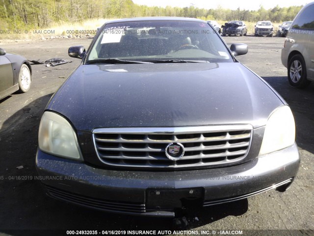 1G6KE57Y52U141132 - 2002 CADILLAC DEVILLE DHS GRAY photo 6