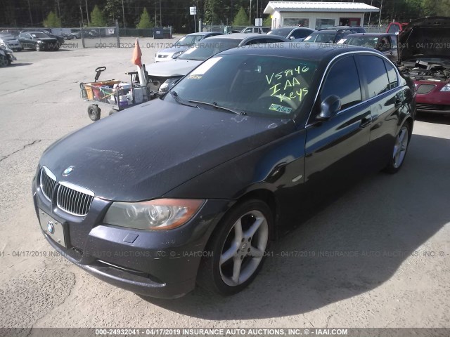 WBAVD33576KV59946 - 2006 BMW 330 XI Dark Blue photo 2