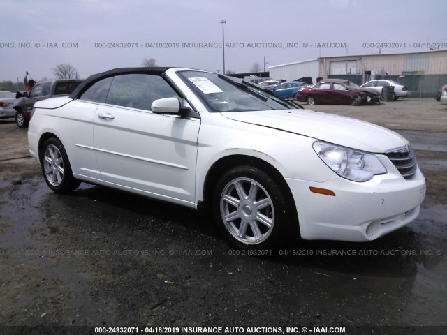 1C3LC65M28N271664 - 2008 CHRYSLER SEBRING LIMITED WHITE photo 1