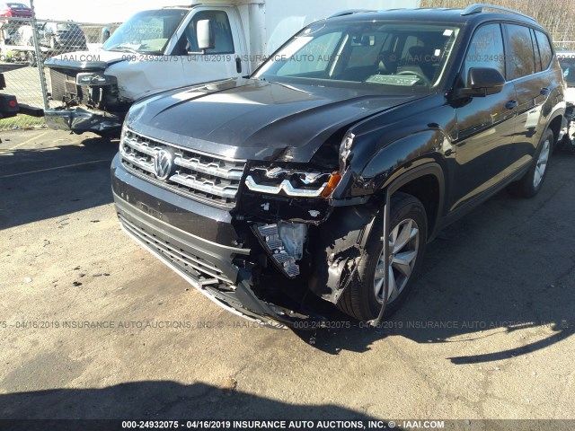 1V2KR2CA3JC578641 - 2018 VOLKSWAGEN ATLAS SE BLACK photo 6