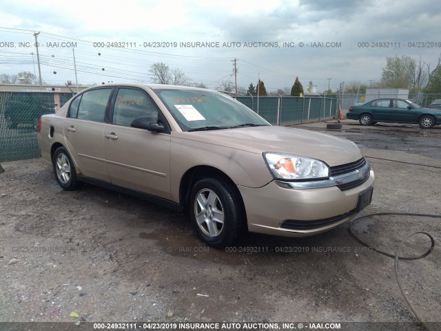 1G1ZT52845F104485 - 2005 CHEVROLET MALIBU LS GOLD photo 1