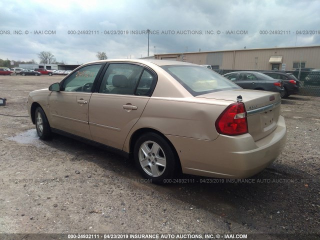 1G1ZT52845F104485 - 2005 CHEVROLET MALIBU LS GOLD photo 3