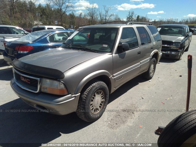 1GKDT13W512211543 - 2001 GMC JIMMY SILVER photo 2