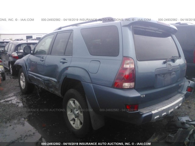 JTEZT14R130013109 - 2003 TOYOTA 4RUNNER SR5/SPORT BLUE photo 3