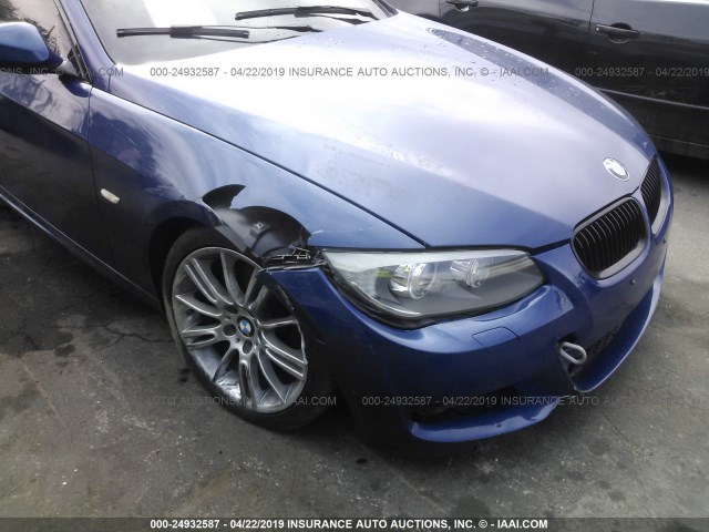 WBAKE5C5XBE432127 - 2011 BMW 328 I SULEV BLUE photo 6