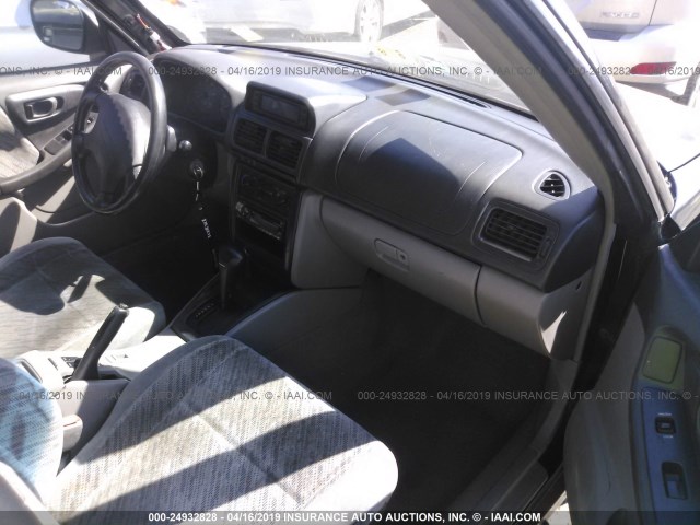 JF1SF655XYH703686 - 2000 SUBARU FORESTER S BLACK photo 5