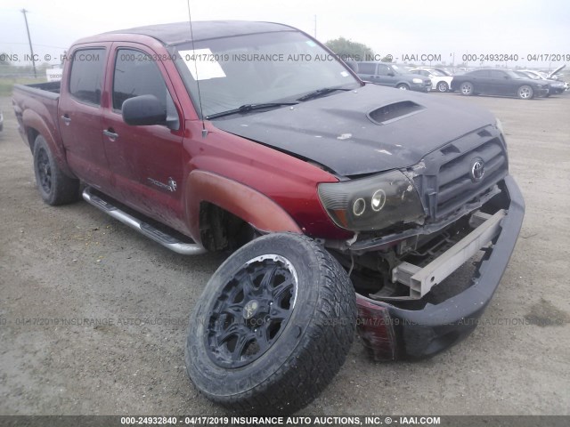 5TEJU62N15Z091775 - 2005 TOYOTA TACOMA DOUBLE CAB PRERUNNER MAROON photo 6