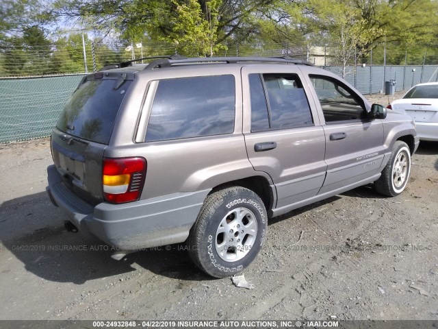 1J4GW38N92C194165 - 2002 JEEP GRAND CHEROKEE SPORT BROWN photo 4