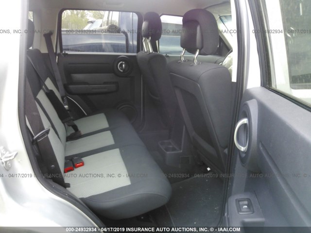 1D4PU2GK6AW142957 - 2010 DODGE NITRO SE SILVER photo 8