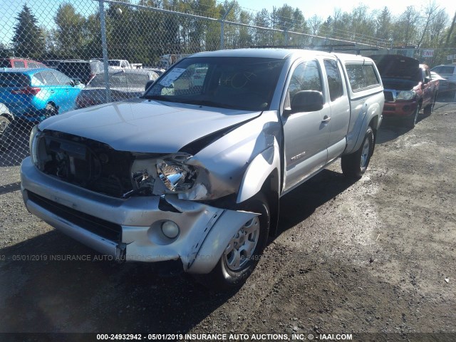 5TEUU42NX6Z216257 - 2006 TOYOTA TACOMA ACCESS CAB ვერცხლისფერი ფოტო 2