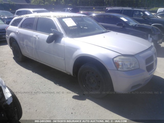 2D4FV47T36H238578 - 2006 DODGE MAGNUM SE SILVER photo 1