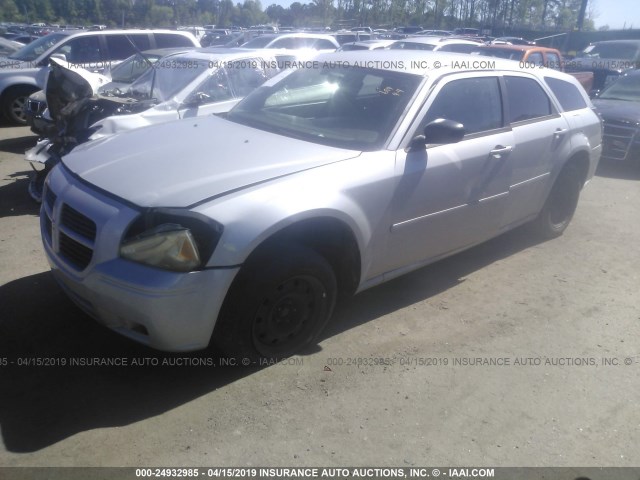 2D4FV47T36H238578 - 2006 DODGE MAGNUM SE SILVER photo 2