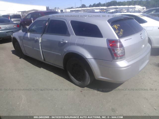 2D4FV47T36H238578 - 2006 DODGE MAGNUM SE SILVER photo 3