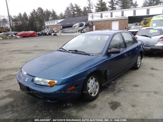 1G8ZH5281YZ229224 - 2000 SATURN SL1 BLUE photo 2