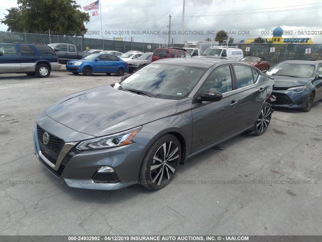 1N4BL4CV0KC197306 - 2019 NISSAN ALTIMA SR GRAY photo 2