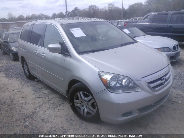 5FNRL38736B003440 - 2006 HONDA ODYSSEY EXL SILVER photo 1