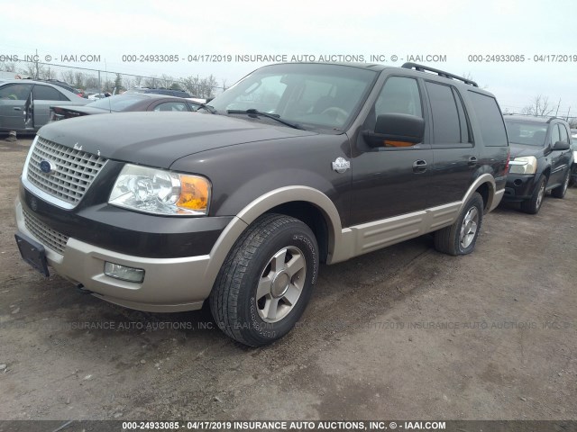 1FMFU18596LA66098 - 2006 FORD EXPEDITION EDDIE BAUER GRAY photo 2