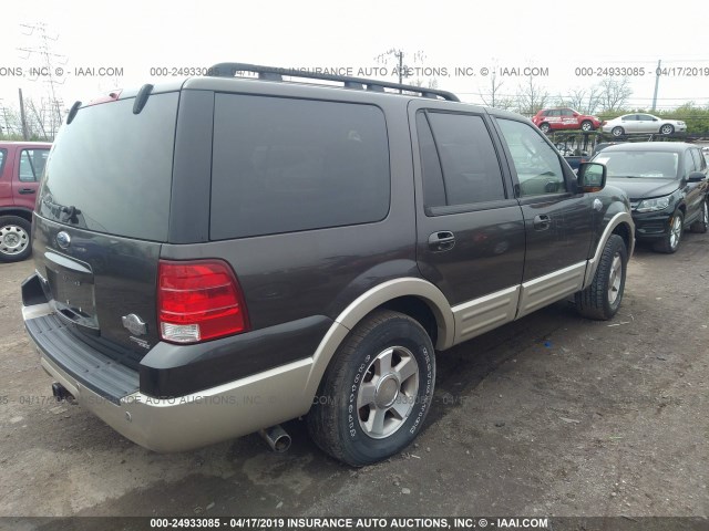 1FMFU18596LA66098 - 2006 FORD EXPEDITION EDDIE BAUER GRAY photo 4