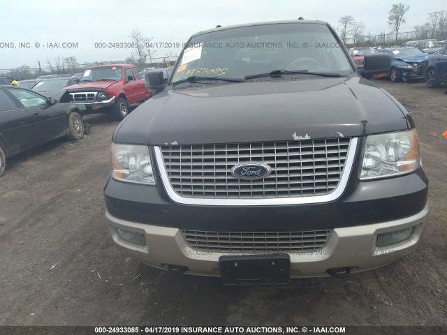 1FMFU18596LA66098 - 2006 FORD EXPEDITION EDDIE BAUER GRAY photo 6