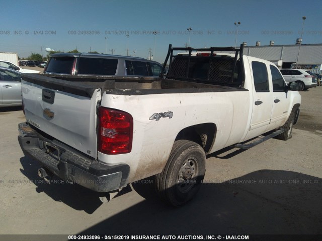 1GC4K0B62AF110785 - 2010 CHEVROLET SILVERADO K3500 LT WHITE photo 4