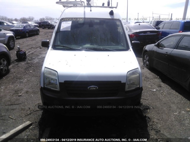 NM0LS7AN6CT084383 - 2012 FORD TRANSIT CONNECT XL WHITE photo 6
