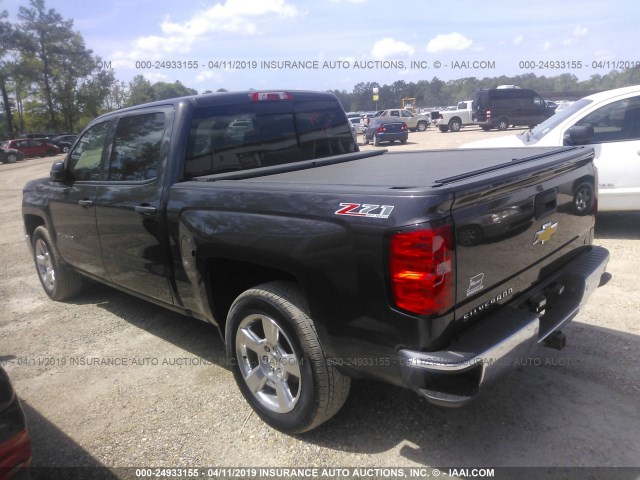 3GCUKREC2EG494030 - 2014 CHEVROLET SILVERADO K1500 LT BROWN photo 3