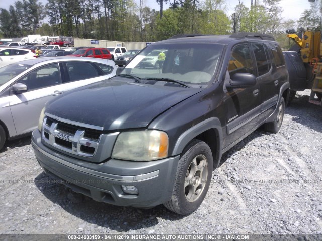 4NUES16S666700145 - 2006 ISUZU ASCENDER S/LS/LIMITED BLACK photo 2