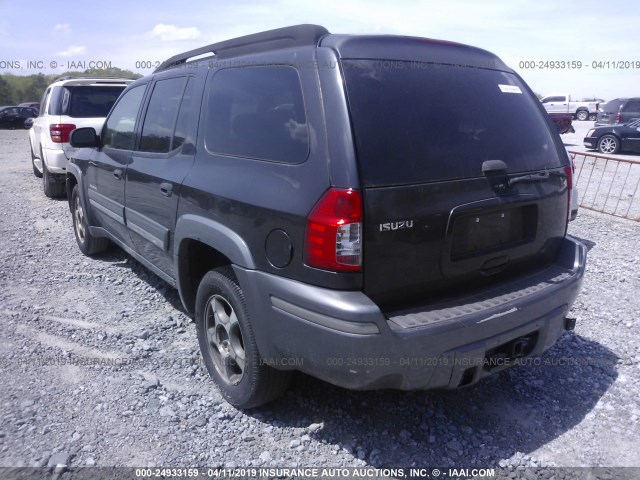 4NUES16S666700145 - 2006 ISUZU ASCENDER S/LS/LIMITED BLACK photo 3