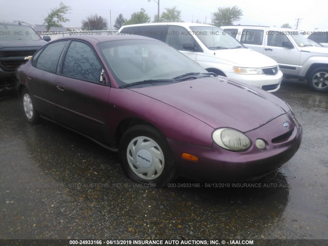 1FALP52U1TA166313 - 1996 FORD TAURUS GL BURGUNDY photo 1