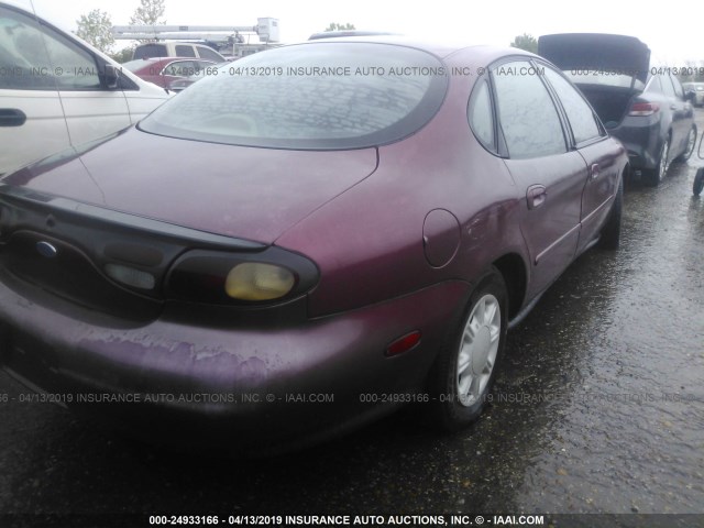 1FALP52U1TA166313 - 1996 FORD TAURUS GL BURGUNDY photo 6