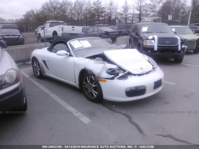 WP0CA29867U710246 - 2007 PORSCHE BOXSTER WHITE photo 1