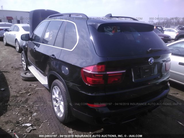 5UXZV4C51D0G55511 - 2013 BMW X5 XDRIVE35I BLACK photo 3