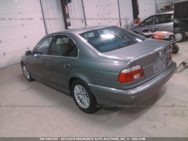 WBADT63452CH93971 - 2002 BMW 530 I AUTOMATIC GRAY photo 3