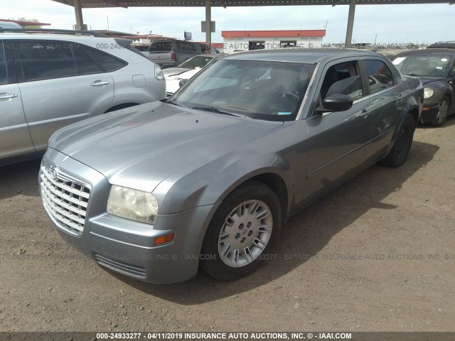 2C3KA43R36H180249 - 2006 CHRYSLER 300 GRAY photo 2