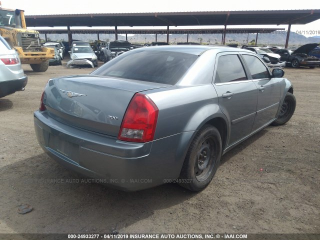 2C3KA43R36H180249 - 2006 CHRYSLER 300 GRAY photo 4