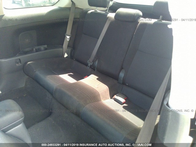 JTKDE167160103393 - 2006 TOYOTA SCION TC BLACK photo 8