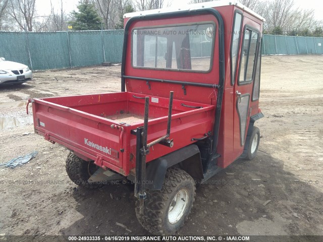 JK1AFGB17JB510007 - 1988 KAWASAKI KAF400 B RED photo 4