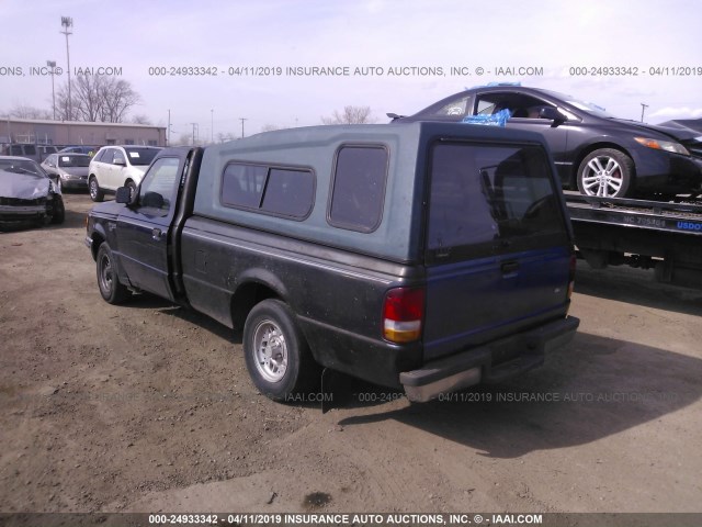 1FTCR10A4PUB53114 - 1993 FORD RANGER BLACK photo 3