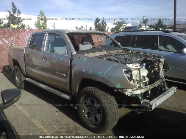 3TMJU62N38M066796 - 2008 TOYOTA TACOMA DOUBLE CAB PRERUNNER TAN photo 1
