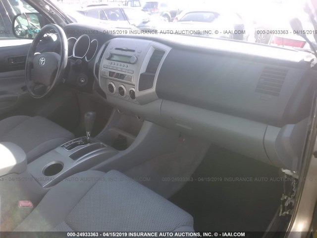 3TMJU62N38M066796 - 2008 TOYOTA TACOMA DOUBLE CAB PRERUNNER TAN photo 5
