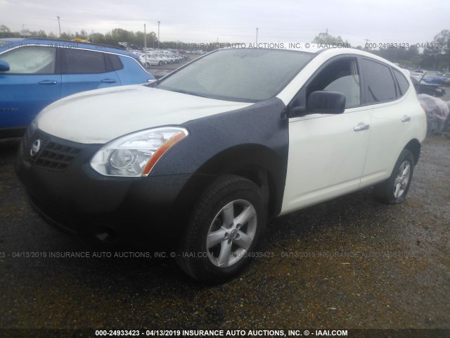 JN8AS5MTXAW507751 - 2010 NISSAN ROGUE S/SL/KROM WHITE photo 2