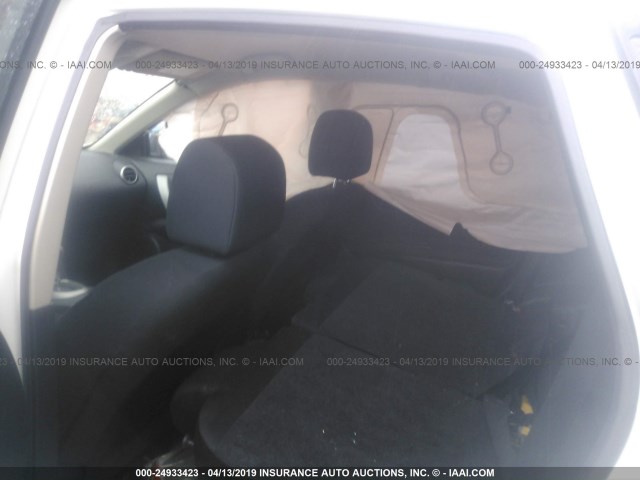 JN8AS5MTXAW507751 - 2010 NISSAN ROGUE S/SL/KROM WHITE photo 8