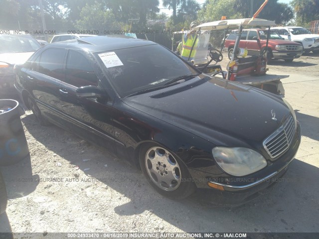 WDBNG75J5YA059416 - 2000 MERCEDES-BENZ S 500 BLACK photo 1