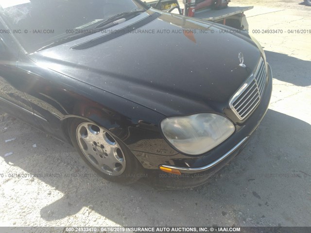 WDBNG75J5YA059416 - 2000 MERCEDES-BENZ S 500 BLACK photo 6