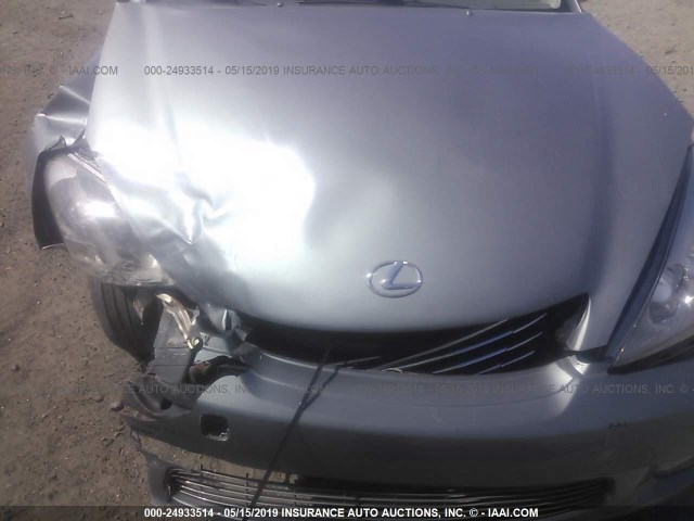 JTHBF30G520010286 - 2002 LEXUS ES 300 GRAY photo 10