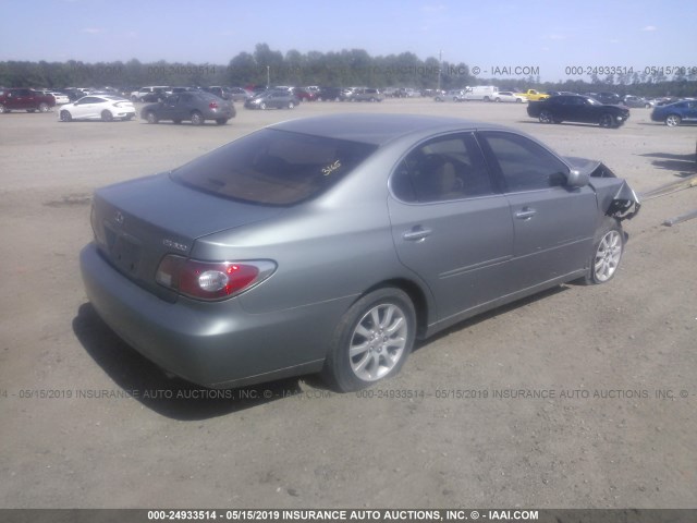 JTHBF30G520010286 - 2002 LEXUS ES 300 GRAY photo 4